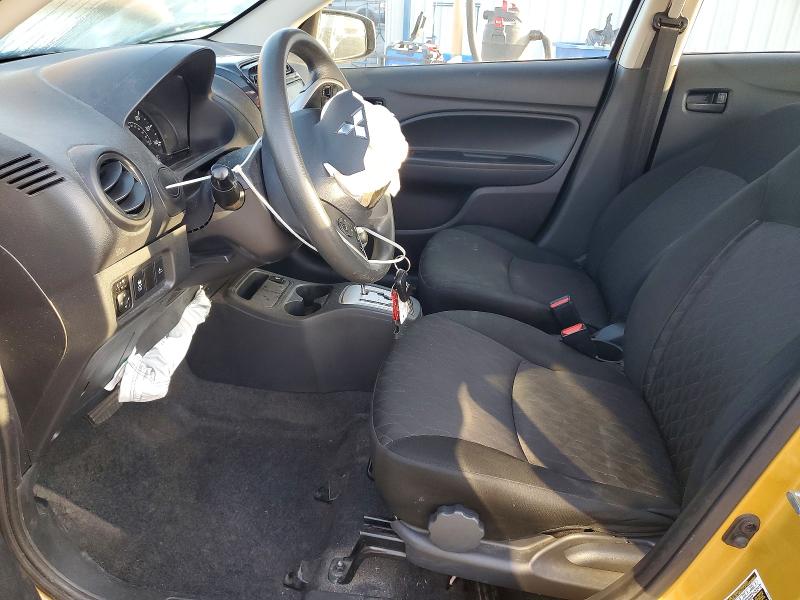 2022 Mitsubishi Mirage VIN ML32AUHJ3NH005778 COPART salvage auction — FRONT END, Salvage Title, sold $250 on 2026-07-27 (photo 7)