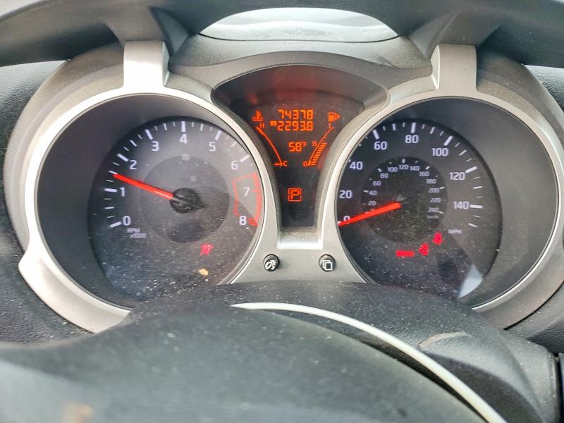 2015 Nissan Juke VIN JN8AF5MR8FT508009 COPART salvage auction — FRONT END, Ca - Salvage Certificate, sold $900 on 2026-07-09 (photo 9)