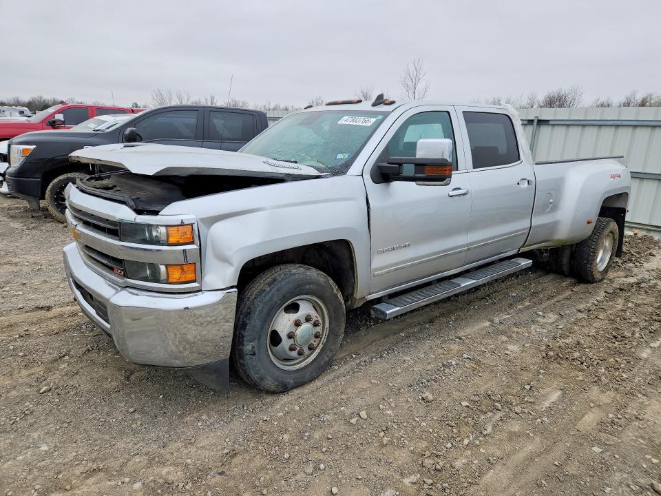2019 Chevrolet Silverado 3500 VIN 1GC4KXEY5KF154609 COPART salvage auction — FRONT END, Tx - Certificate Of Title, sold $18,700 on 2026-07-30 (photo 1)