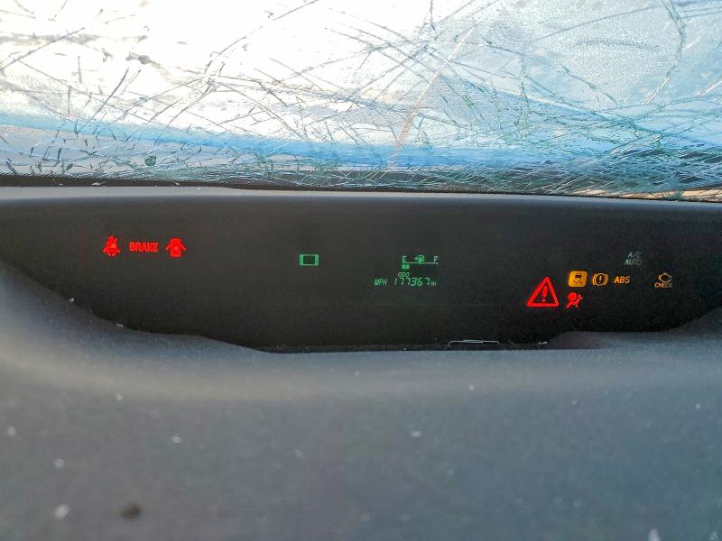 2008 Toyota Prius VIN JTDKB20U083426010 COPART salvage auction — ROLLOVER, Ct - Cert Of Title-Salvage, sold $450 on 2026-07-02 (photo 9)