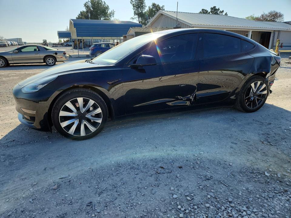 2019 Tesla Model 3 VIN 5YJ3E1EA0KF296664 COPART salvage auction — REAR END, Ar - Cert Of Title-Salvage, sold $7,000 on 2026-07-08 (photo 1)