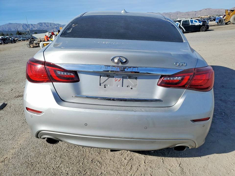2018 Infiniti Q70 VIN JN1BY1AP8JM180909 COPART salvage auction — FRONT END, Salvage Title, sold $325 on 2026-07-28 (photo 6)
