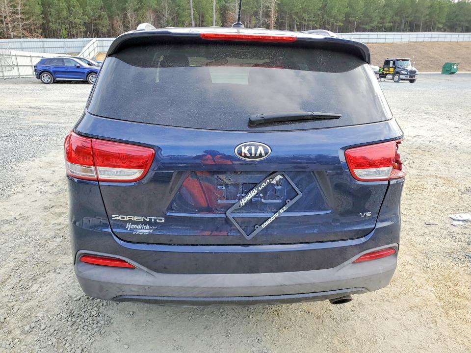 2017 Kia Sorento VIN 5XYPGDA56HG322109 COPART salvage auction — REAR END, Nc - Salvage Certificate Of Title, sold $175 on 2026-07-09 (photo 6)