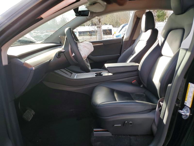 2025 Tesla Model y VIN 7SAYGAEE8SF243801 COPART salvage auction — FRONT END, Or - Salvage Title Certificate, sold $8,200 on 2026-07-13 (photo 7)