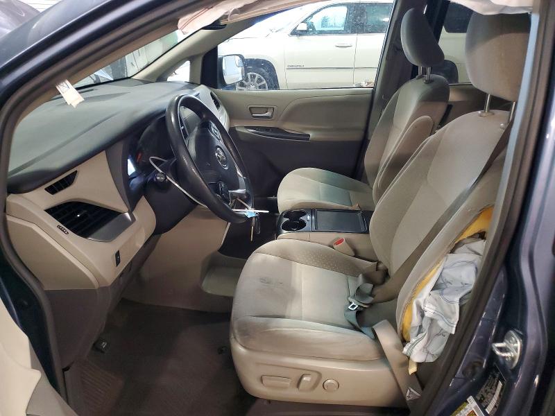 2015 Toyota Sienna VIN 5TDKK3DC2FS579121 COPART salvage auction — FRONT END, In - Cert Of Title-Salvage Title, sold $1,800 on 2026-07-27 (photo 7)