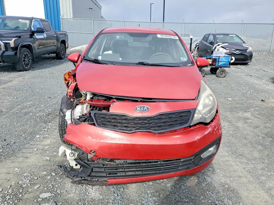 2013 Kia Rio VIN KNADM4A34D6121779 COPART salvage auction — FRONT END, Salvage Title, sold $325 on 2026-07-23 (photo 5)