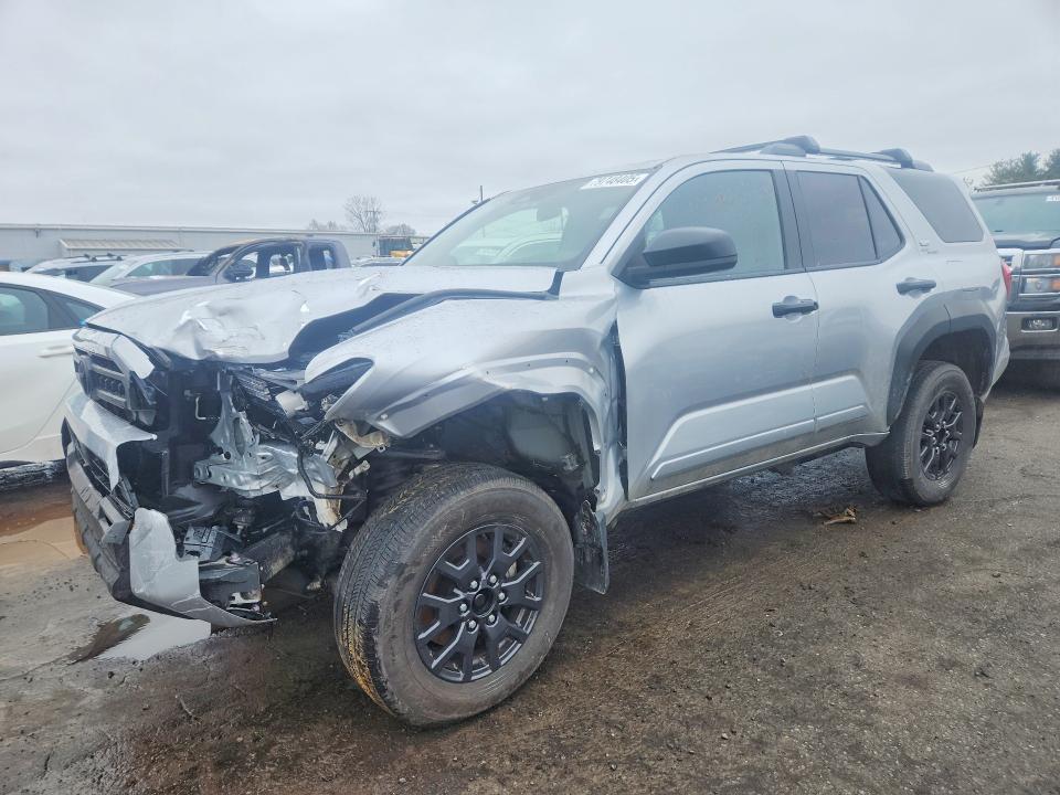 2025 Toyota 4runner VIN JTEVA5BR3S5006971 COPART salvage auction — Front End, CT - CERT OF TITLE-SALVAGE, sold $21,000 on 2026-03-13 (photo 1)
