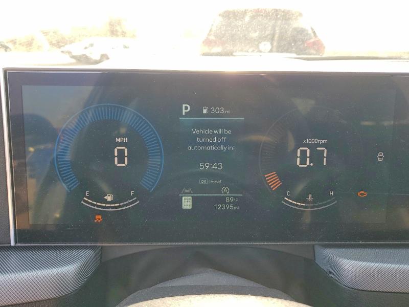 2025 Hyundai Sonata VIN KMHL24JA9SA454908 COPART salvage auction — FRONT END, Md - Cert Of Salvage > 75% Damage, sold $6,200 on 2026-07-28 (photo 9)