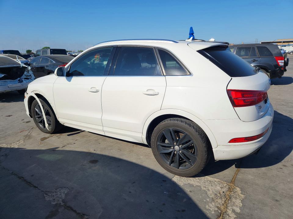 2016 Audi Q3 VIN WA1BFCFS7GR008601 COPART salvage auction — FRONT END, Tx - Salvage Vehicle Title, sold $2,800 on 2026-07-06 (photo 2)