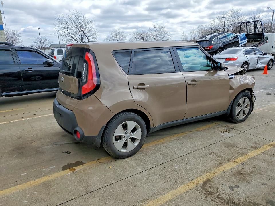 2015 Kia Soul VIN KNDJN2A29F7121398 COPART salvage auction — FRONT END, Ky - Cert Of Title-Salvage, sold $525 on 2026-07-06 (photo 3)