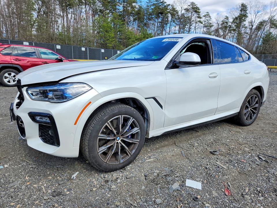 2020 BMW X6 VIN 5UXCY8C07L9B64492 — COPART salvage auction photo