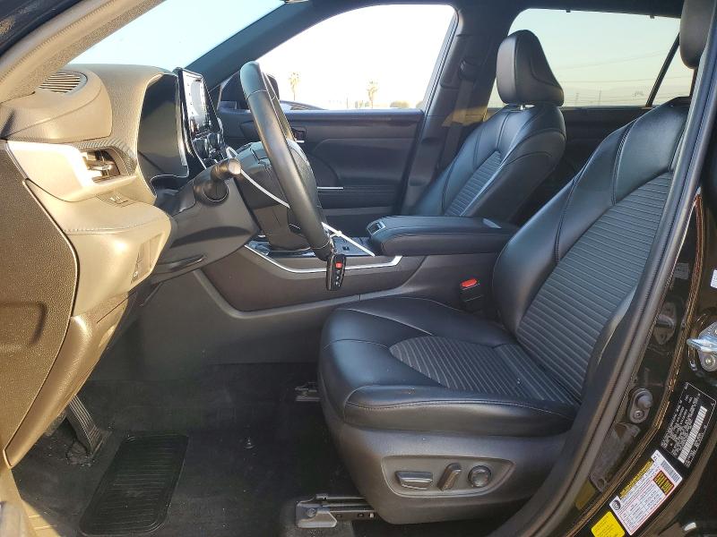 2022 Toyota Highlander VIN 5TDLZRAH7NS133337 COPART salvage auction — BURN, CA - SALVAGE CERTIFICATE, sold $8,000 on 2026-07-27 (photo 7)