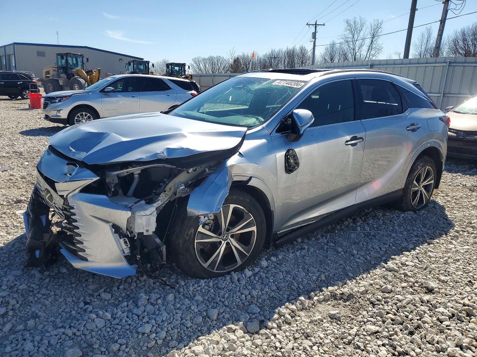 2023 Lexus VIN 2T2BBMCAXPC014854 COPART salvage auction — FRONT END, Mi - Cert Of Title-Salvage Vehicle, sold $12,400 on 2026-07-04 (photo 1)
