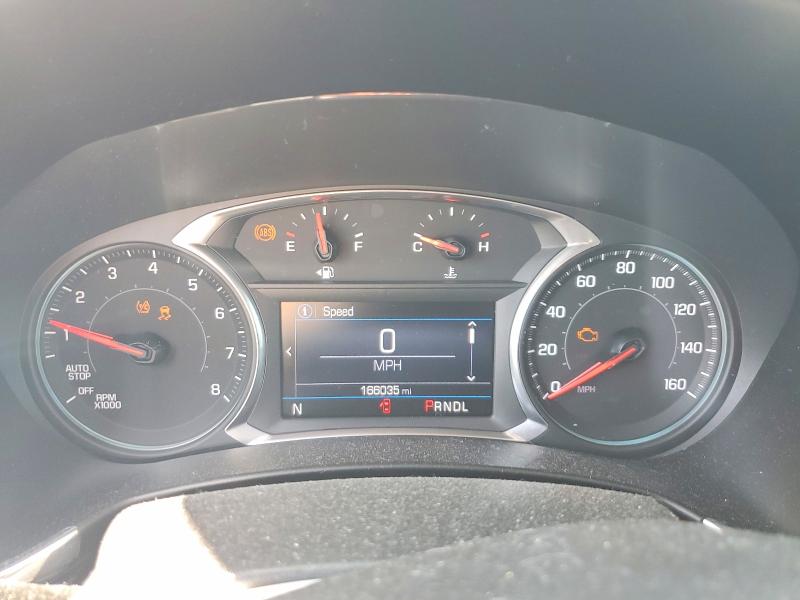 2020 Chevrolet Equinox VIN 2GNAXKEV8L6243252 COPART salvage auction — FRONT END, Tx - Salvage Vehicle Title, sold $2,300 on 2026-07-02 (photo 9)