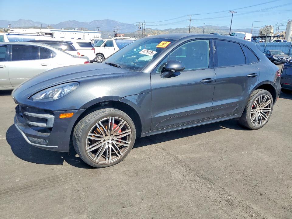 2017 Porsche Macan VIN WP1AF2A55HLB61607 COPART salvage auction — VANDALISM, Ca - Salvage Certificate, sold $6,400 on 2026-08-05 (photo 1)