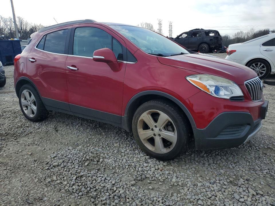 2016 Buick Encore VIN KL4CJASB4GB696224 COPART salvage auction — FRONT END, Tn - Salvage Certificate, sold $50 on 2026-07-02 (photo 4)