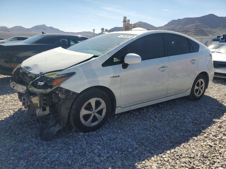 2014 Toyota Prius VIN JTDKN3DU8E0384268 COPART salvage auction — FRONT END, Nv - Salvage Title, sold $1,250 on 2026-07-08 (photo 1)