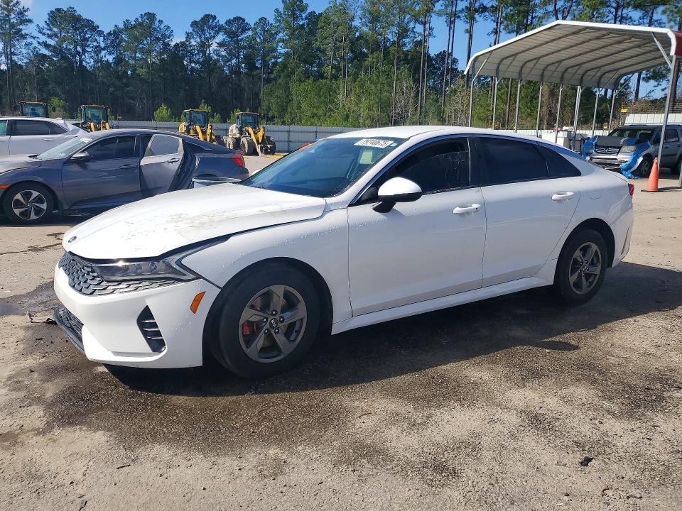 2021 Kia K5 VIN 5XXG14J26MG020373 COPART salvage auction — REAR END, Sc - Cert Of Title-Salvage, sold $1,600 on 2026-07-13 (photo 1)