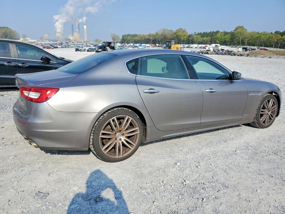 2017 Maserati Quattroporte VIN ZAM56RPL5H1197077 COPART salvage auction — FRONT END, GA, sold $4,150 on 2026-08-06 (photo 3)