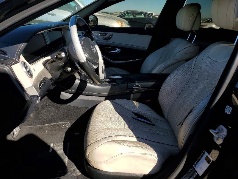 2015 Mercedes-benz S VIN WDDUG8CB8FA185349 COPART salvage auction — FRONT END, Ca - Dis/Dlr/Exp Only Clean Title (P), sold $2,400 on 2026-07-07 (photo 7)