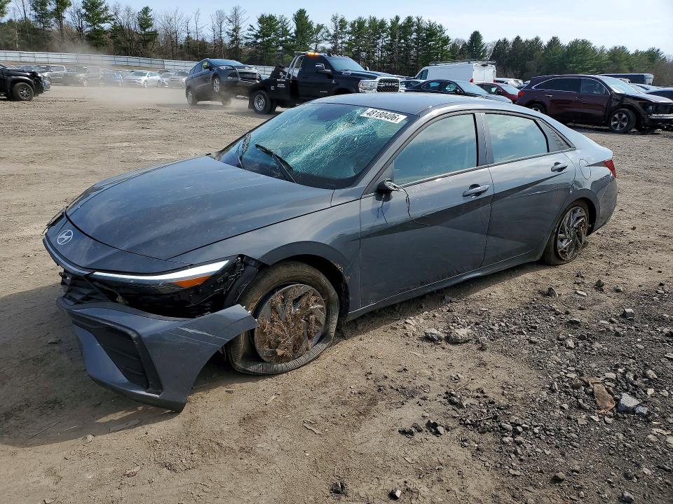 2025 Hyundai Elantra VIN KMHLM4DJ0SU144005 COPART salvage auction — ROLLOVER, Md - Cert Of Salvage > 75% Damage, sold $3,900 on 2026-07-20 (photo 1)