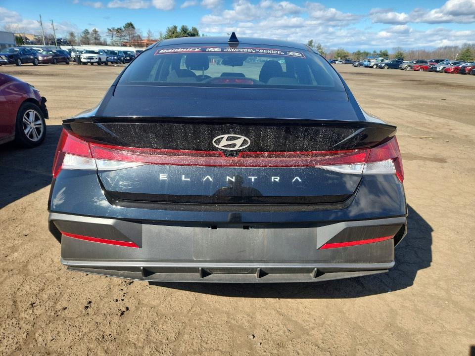 2025 Hyundai Elantra VIN KMHLM4DG9SU935492 COPART salvage auction — FRONT END, Id - Salvage Certificate Of Title, sold $6,500 on 2026-07-10 (photo 6)