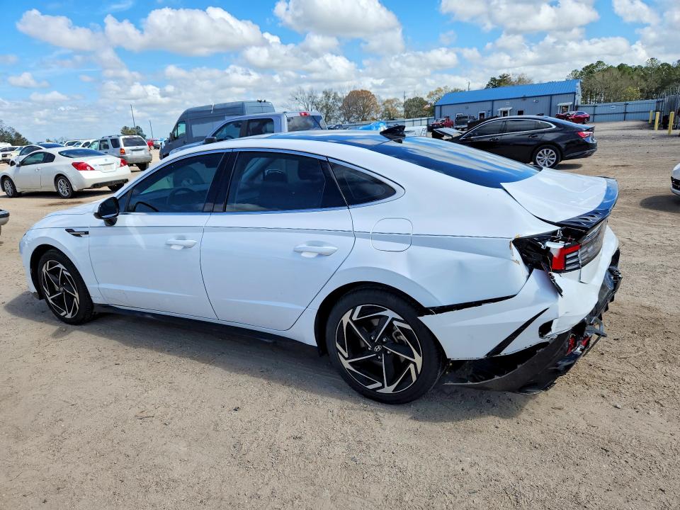2024 Hyundai Sonata VIN KMHL14JA4RA360691 COPART salvage auction — REAR END, Al - Cert Of Title-Salvage Title, sold $11,500 on 2026-07-23 (photo 2)