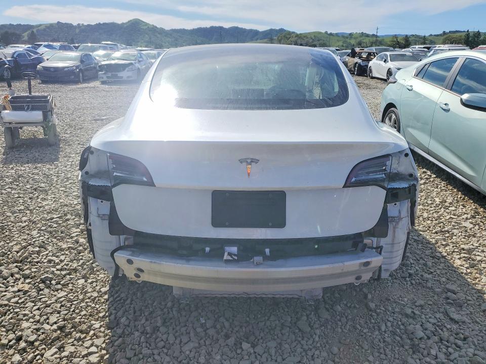 2021 Tesla Model 3 VIN 5YJ3E1EA9MF848309 COPART salvage auction — REAR END, Id - Salvage Certificate Of Title, sold $5,400 on 2026-07-14 (photo 6)
