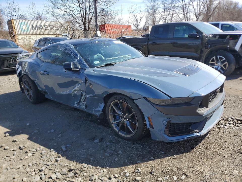 2024 Ford Mustang VIN 1FA6P8R09R5505113 COPART salvage auction — SIDE, Nj - Cert Of Title-Salvage, sold $32,750 on 2026-07-30 (photo 4)