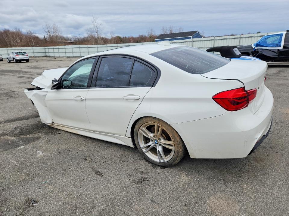 2018 BMW 3er VIN WBA8B9C55JEB30630 COPART salvage auction — FRONT END, Id - Salvage Certificate Of Title, sold $675 on 2026-07-15 (photo 2)