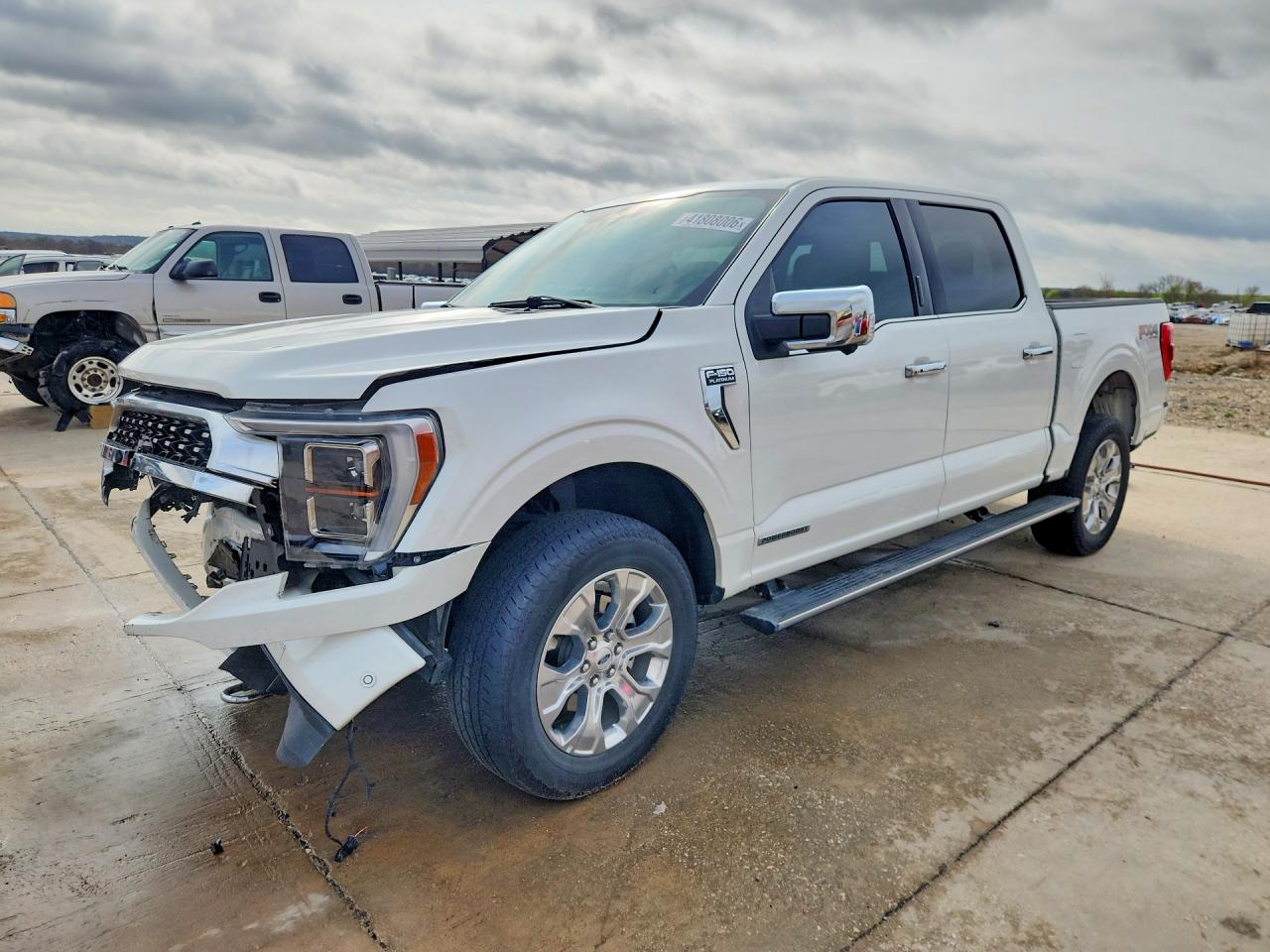2023 Ford F-150 Lightning VIN 1FTFW1ED7PFA09957 COPART salvage auction — Front End, TX - CERTIFICATE OF TITLE, sold $15,600 on 2026-07-09 (photo 1)