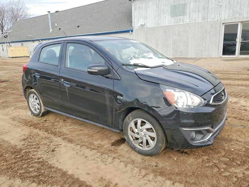 2019 Mitsubishi Mirage VIN ML32A4HJ8KH001687 COPART salvage auction — SIDE, Il - Salvage Certificate, sold $1,100 on 2026-07-15 (photo 4)