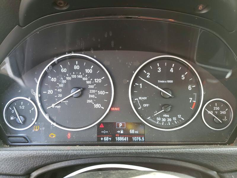 2014 BMW 3er VIN WBA3C1C57EK110716 COPART salvage auction — MECHANICAL, Wv - Dis/Dlr/Exp Only Clean Title, sold $825 on 2026-08-20 (photo 9)