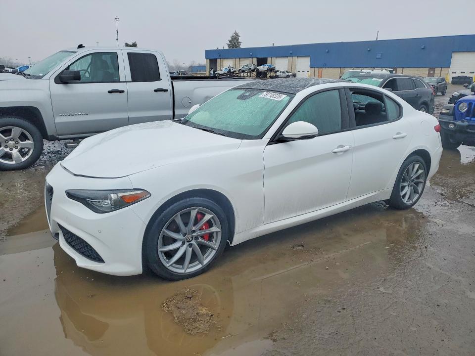 2023 Alfa romeo Giulia VIN ZARFANAN0P7673778 COPART salvage auction — FRONT END, Mi - Scrap Certificate Of Title, sold $3,650 on 2026-07-10 (photo 1)