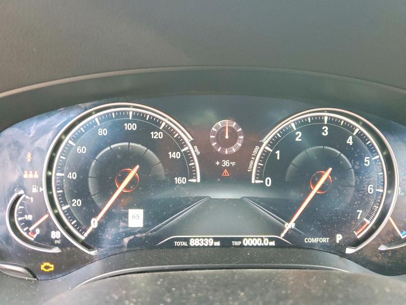 2018 BMW 6 series VIN WBAJV6C53JBK07288 COPART salvage auction — MECHANICAL, Oh - Certificate Of Title (P), sold $7,500 on 2026-07-21 (photo 9)
