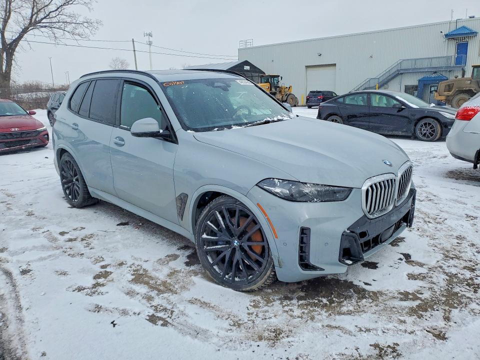 2024 BMW X5 VIN 5UX23EU00R9S63300 COPART salvage auction — SIDE, Qc - Gravement Accidente, sold $36,000 on 2026-07-28 (photo 4)