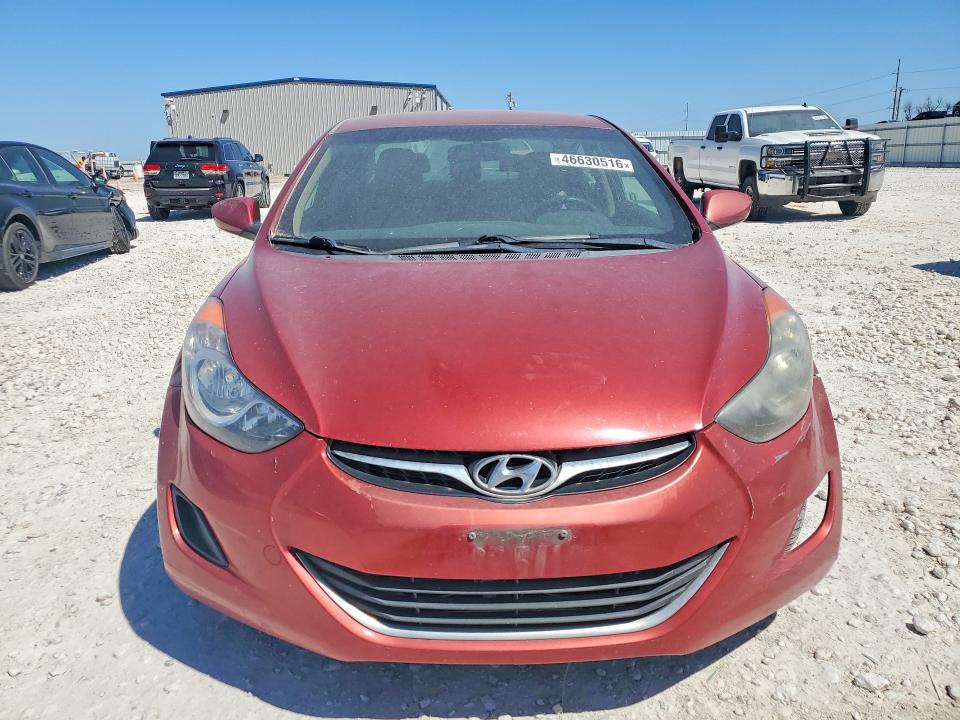2013 Hyundai Elantra VIN KMHDH4AE5DU788196 COPART salvage auction — REAR END, OH - CERTIFICATE OF TITLE, sold $500 on 2026-07-16 (photo 5)