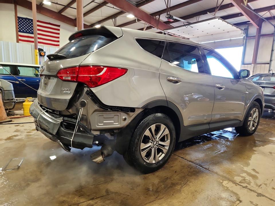 2015 Hyundai Santa fe VIN 5XYZTDLBXFG302630 COPART salvage auction — REAR END, Salvage Title, sold $3,150 on 2026-07-17 (photo 3)