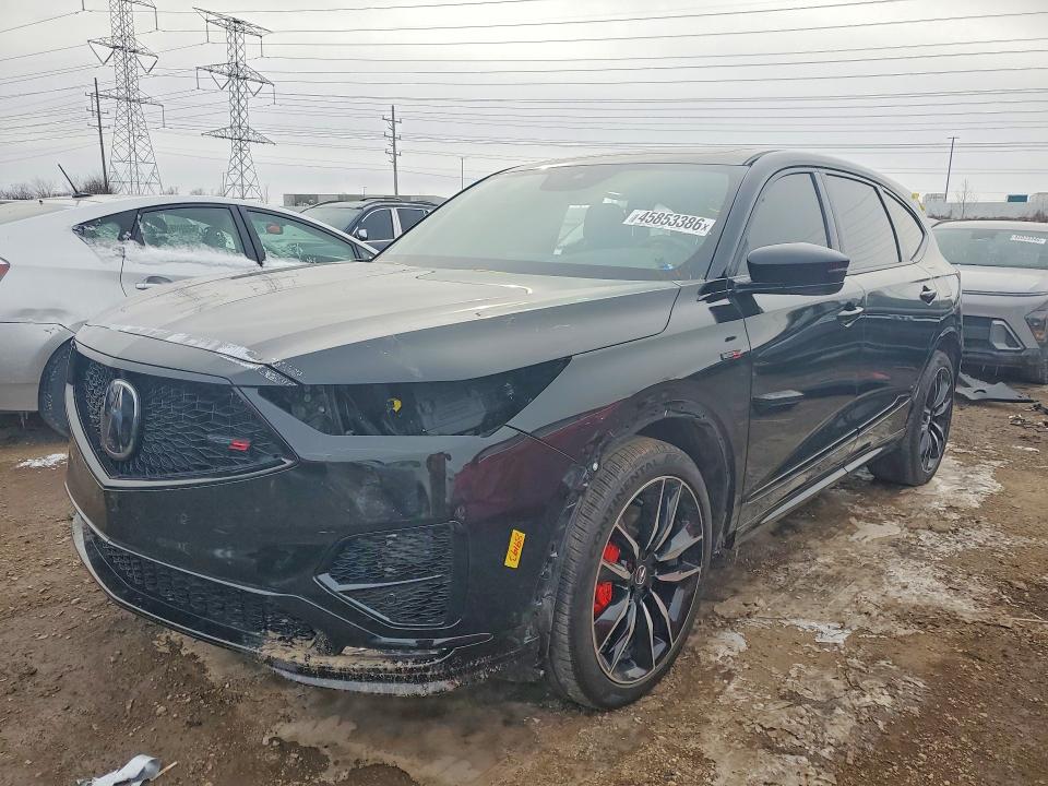 2023 Acura Mdx VIN 5J8YD8H88PL001181 COPART salvage auction — SIDE, Salvage Title, sold $19,100 on 2026-09-01 (photo 1)