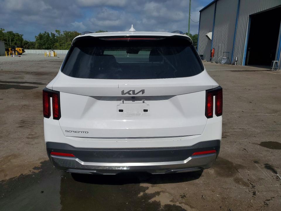 2025 Kia Sorento VIN 5XYRH4JF8SG354579 COPART salvage auction — FRONT END, FL - CERTIFICATE OF DESTRUCTION, sold $13,800 on 2026-07-13 (photo 6)