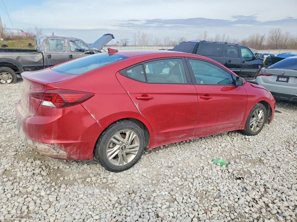 2019 Hyundai Elantra VIN KMHD84LF4KU770503 COPART salvage auction — FRONT END, Mi - Cert Of Title-Salvage Vehicle, sold $1,550 on 2026-07-09 (photo 3)