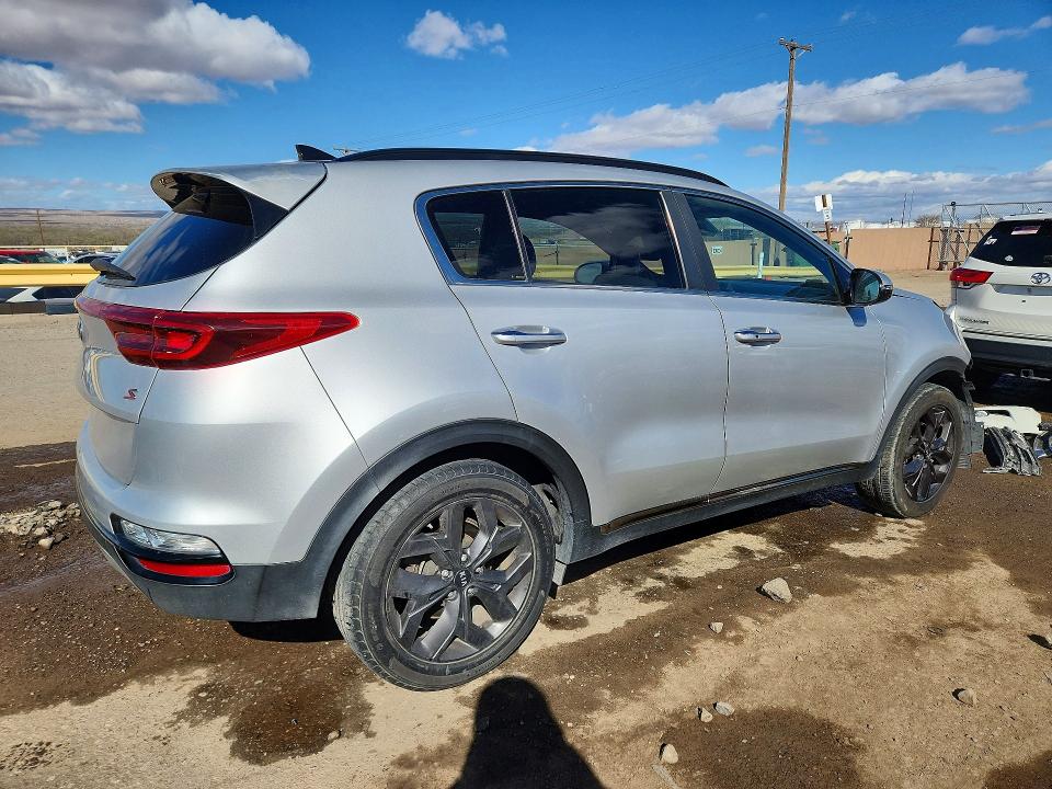 2020 Kia Sportage VIN KNDP63AC8L7650942 COPART salvage auction — FRONT END, NM - CERT OF TITLE-SALVAGE, sold $3,600 on 2026-07-09 (photo 3)
