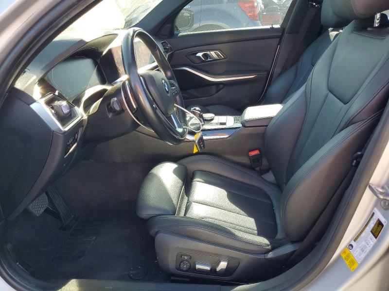 2019 BMW 3er VIN WBA5R1C5XKAK09328 COPART salvage auction — FRONT END, Ca - Salvage Certificate, sold $5,000 on 2026-07-20 (photo 7)