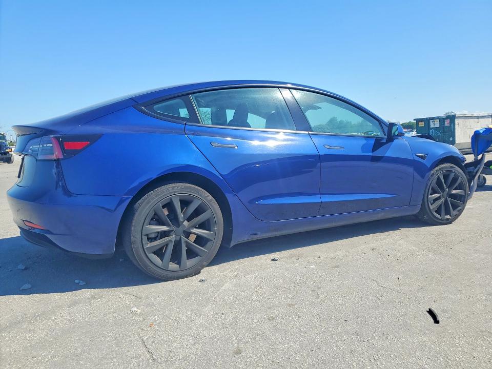 2023 Tesla Model 3 VIN 5YJ3E1EA3PF435709 COPART salvage auction — FRONT END, Salvage Title, sold $7,600 on 2026-07-29 (photo 3)