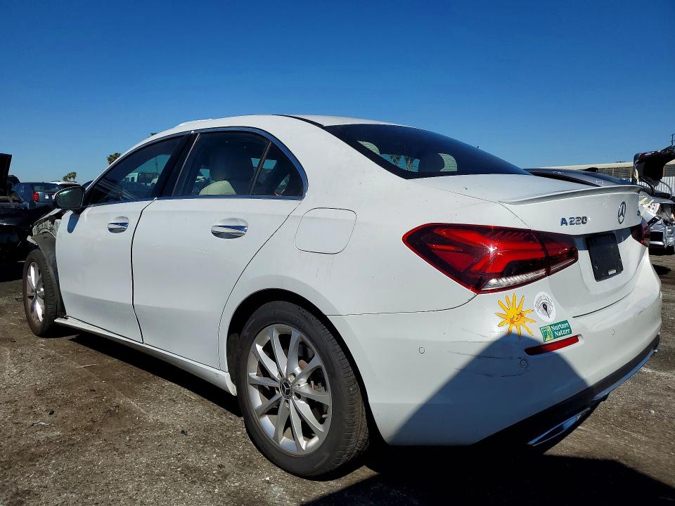 2019 Mercedes-benz A-klasse VIN WDD3G4FBXKW031786 COPART salvage auction — FRONT END, Ca - Salvage Certificate, sold $6,900 on 2026-08-18 (photo 2)