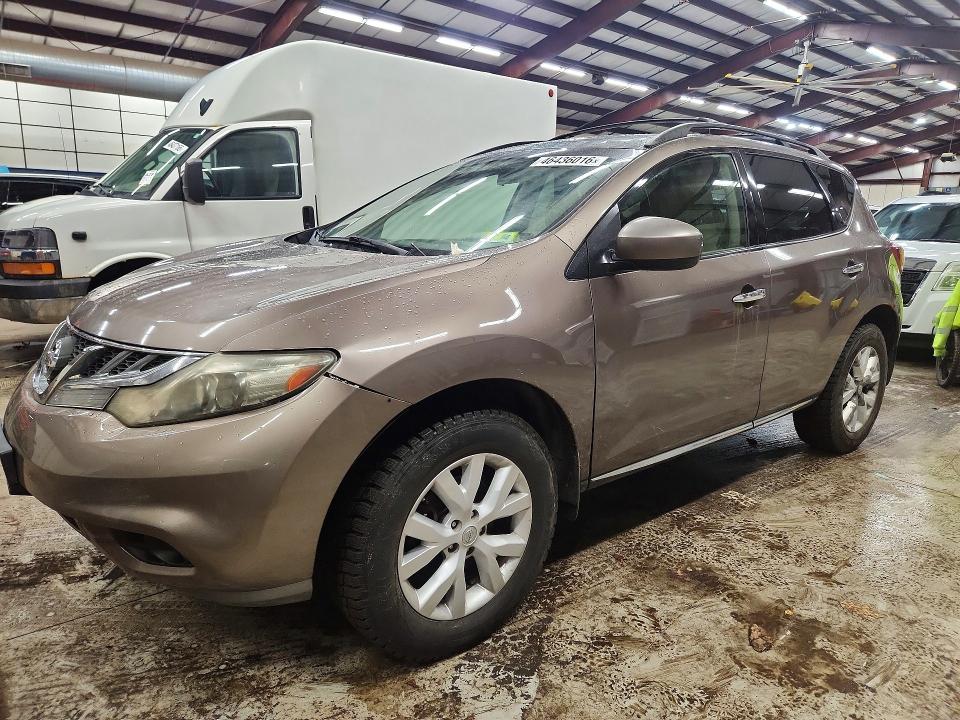 2011 Nissan Murano VIN JN8AZ1MW2BW183629 COPART salvage auction — SIDE, VT - CERTIFICATE OF TITLE, sold $1,500 on 2026-07-31 (photo 1)