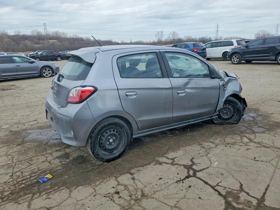 2021 Mitsubishi Mirage VIN ML32AUHJ4MH011457 COPART salvage auction — FRONT END, Il - Salvage Certificate, sold $925 on 2026-07-17 (photo 3)