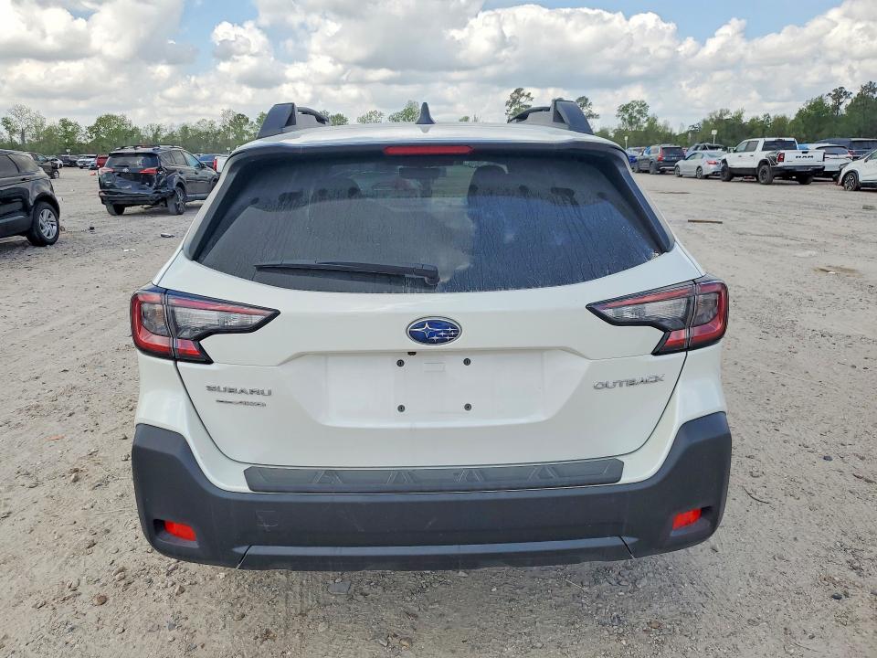 2025 Subaru Outback VIN 4S4BTAFC9S3266881 COPART salvage auction — SIDE, TX - SALVAGE VEHICLE TITLE, sold $11,100 on 2026-07-28 (photo 6)