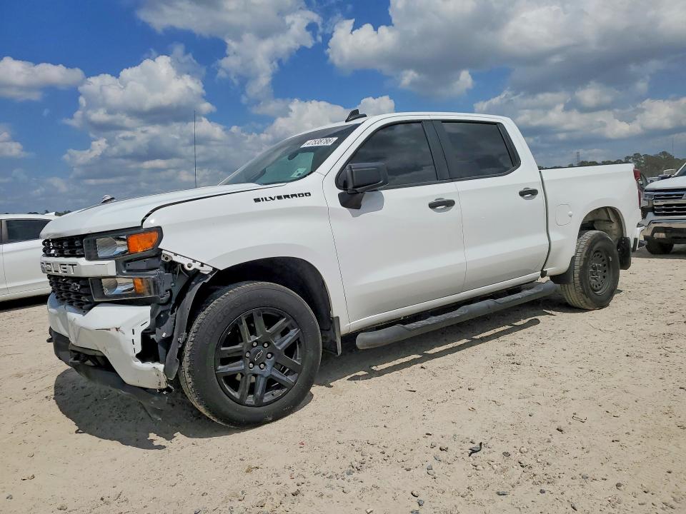 2022 Chevrolet Silverado VIN 1GCPWBEK1NZ135736 COPART salvage auction — FRONT END, La - Cert Of Title-Salvage, sold $13,200 on 2026-07-02 (photo 1)