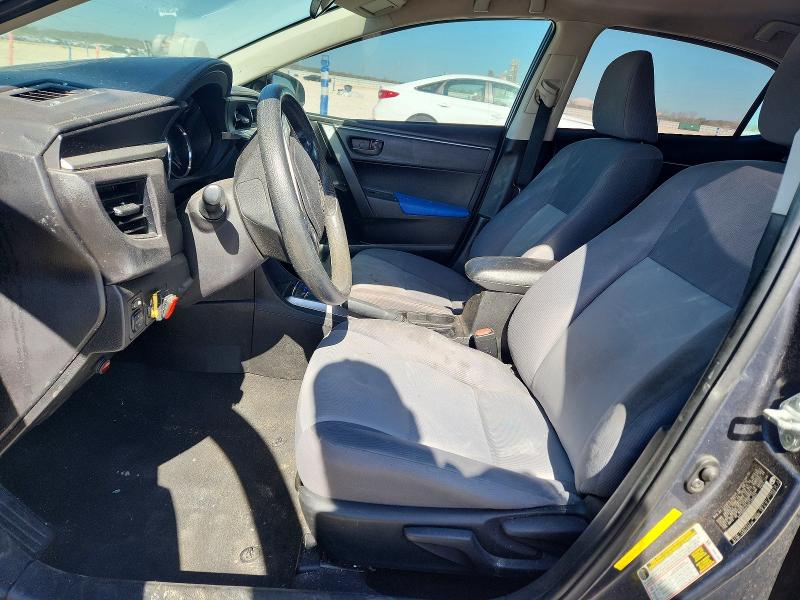 2016 Toyota Corolla VIN 5YFBURHE9GP399833 COPART salvage auction — FRONT END, Tx - Salvage Vehicle Title, sold $1,650 on 2026-07-30 (photo 7)